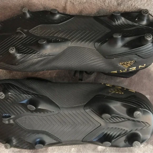 adidas Nemeziz 19.3 Firm Ground Cleats Black/Golden F34390 excellent condition - Picture 5 of 6